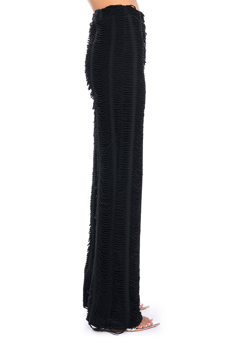 RUNNING WITH THE WOLVES TEXTURED PANTS