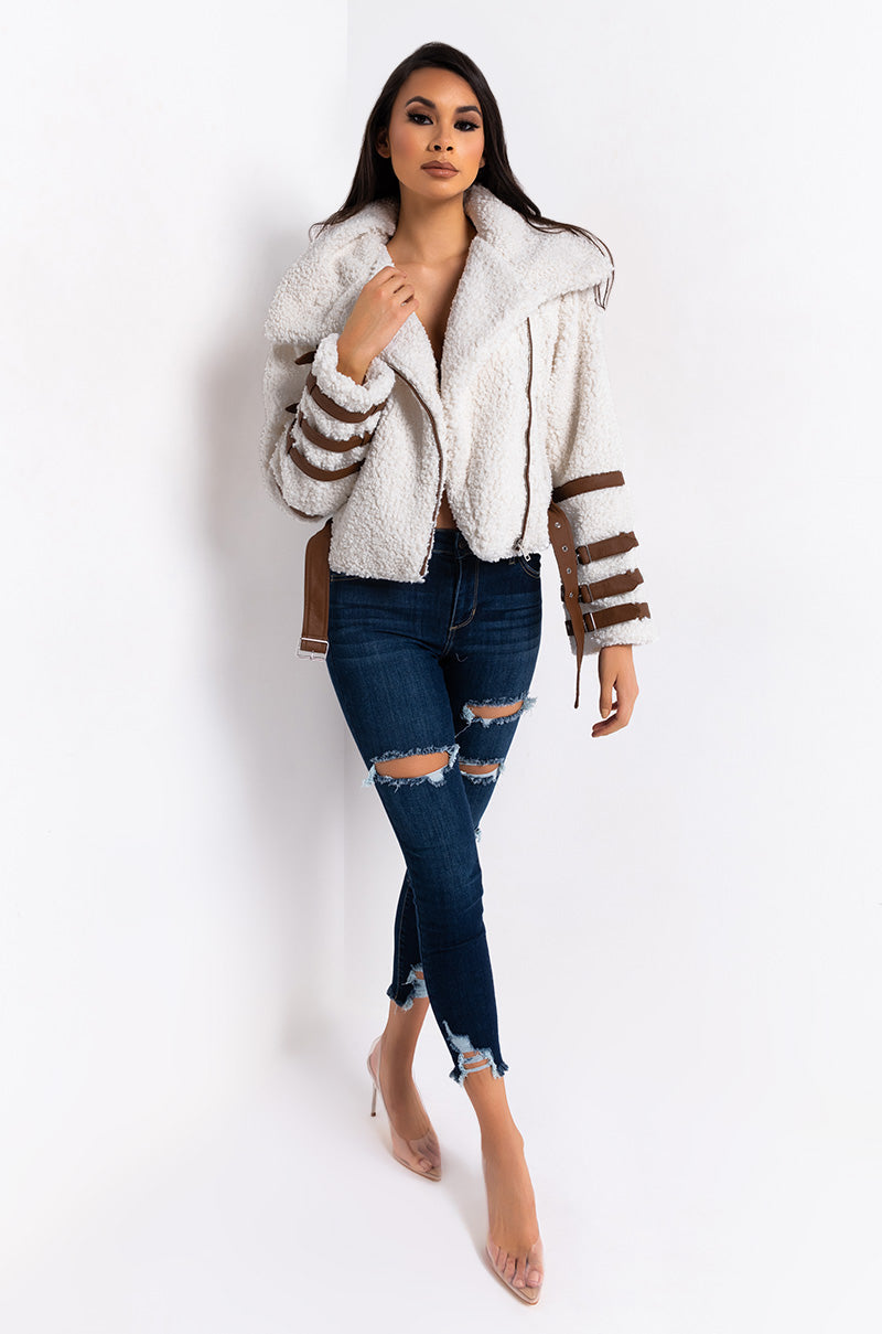 SATURN DARK HIGH RISE SKINNY JEANS