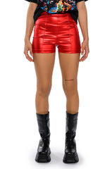 SEXY HOT PANT FAUX LEATHER FASHION SHORT