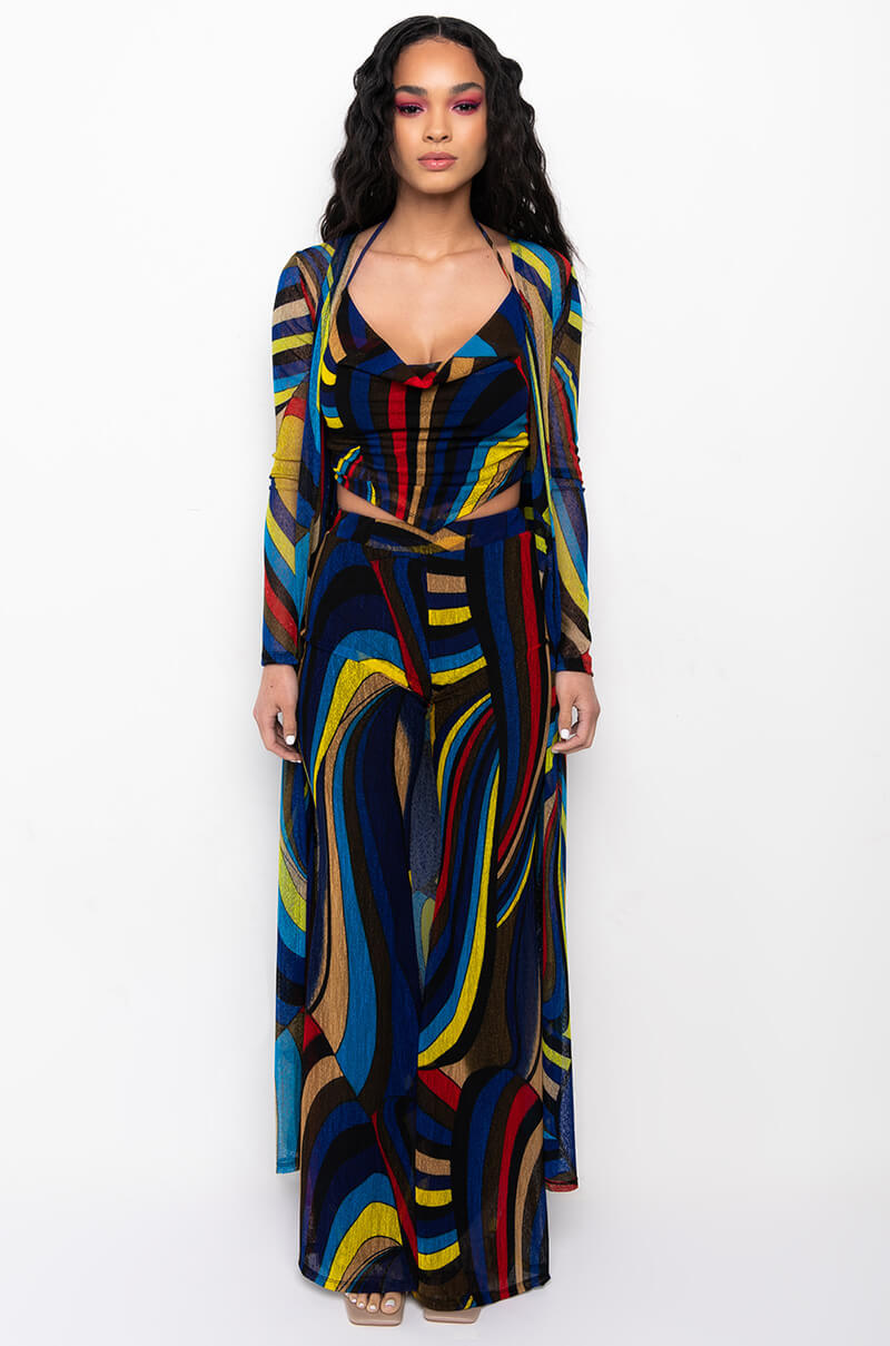 SO GOOD LONG MESH CARDIGAN