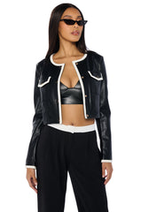 SOFIA PU MOTO JACKET