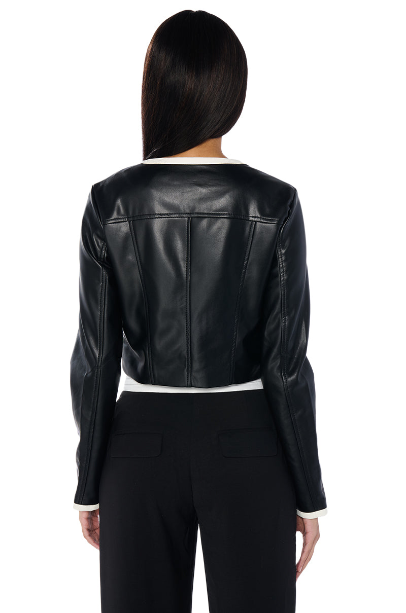 SOFIA PU MOTO JACKET