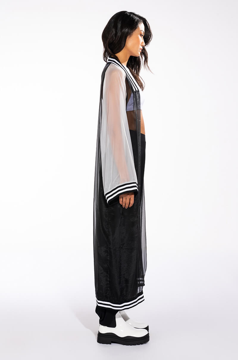 SOMEONE TOLD ME MESH TRENCH