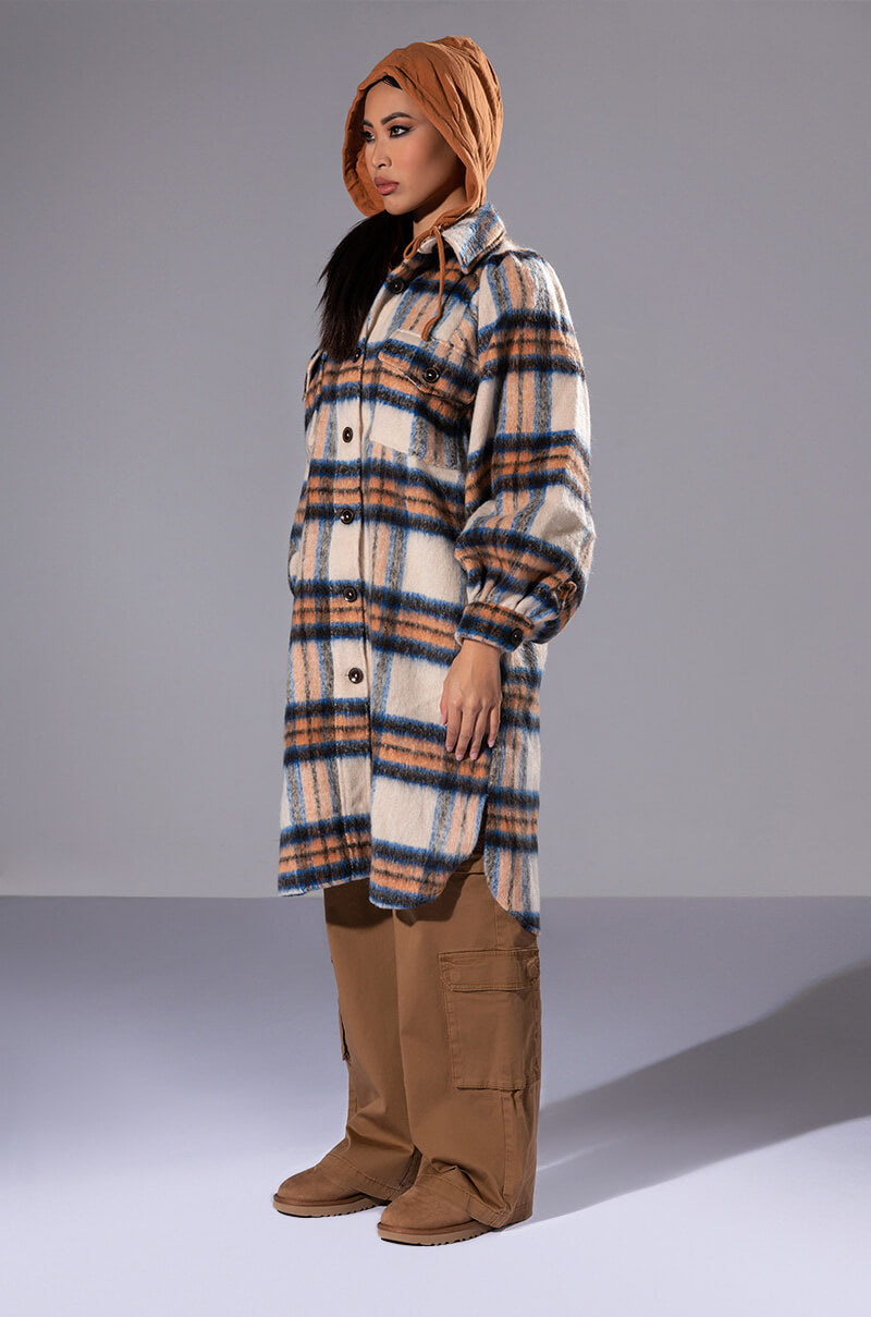 SOMETHING IN THE AIR HOODED SHACKET