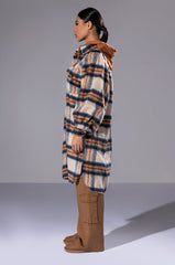 SOMETHING IN THE AIR HOODED SHACKET