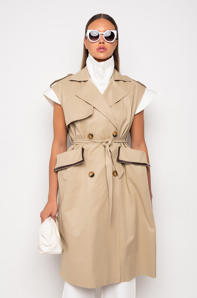 SPRING HAS SPRUNG TRENCH VEST