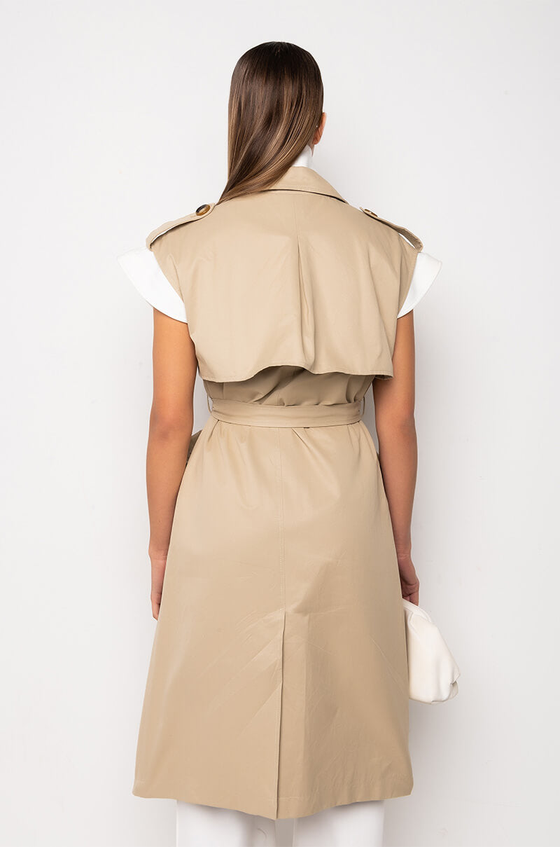 SPRING HAS SPRUNG TRENCH VEST