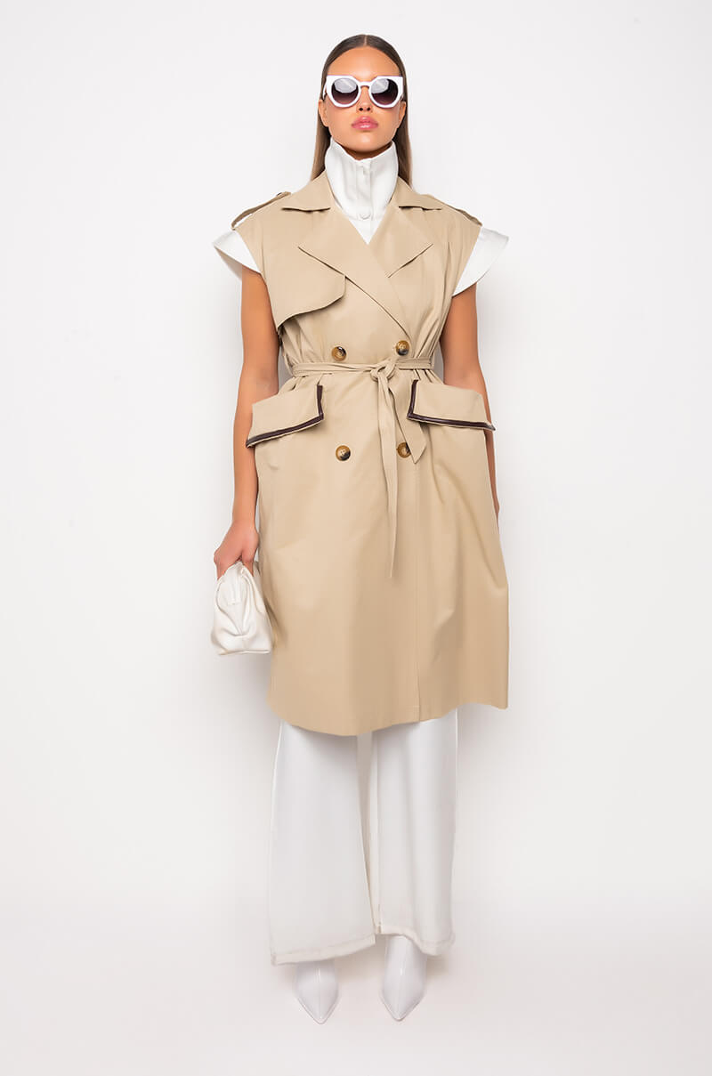 SPRING HAS SPRUNG TRENCH VEST