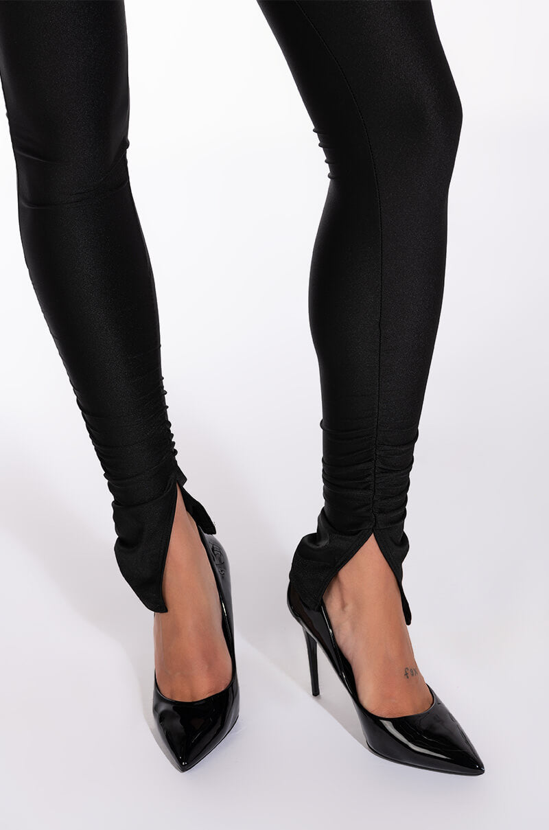ICE SCUBA RUCHED ANKLE LEGGINGS