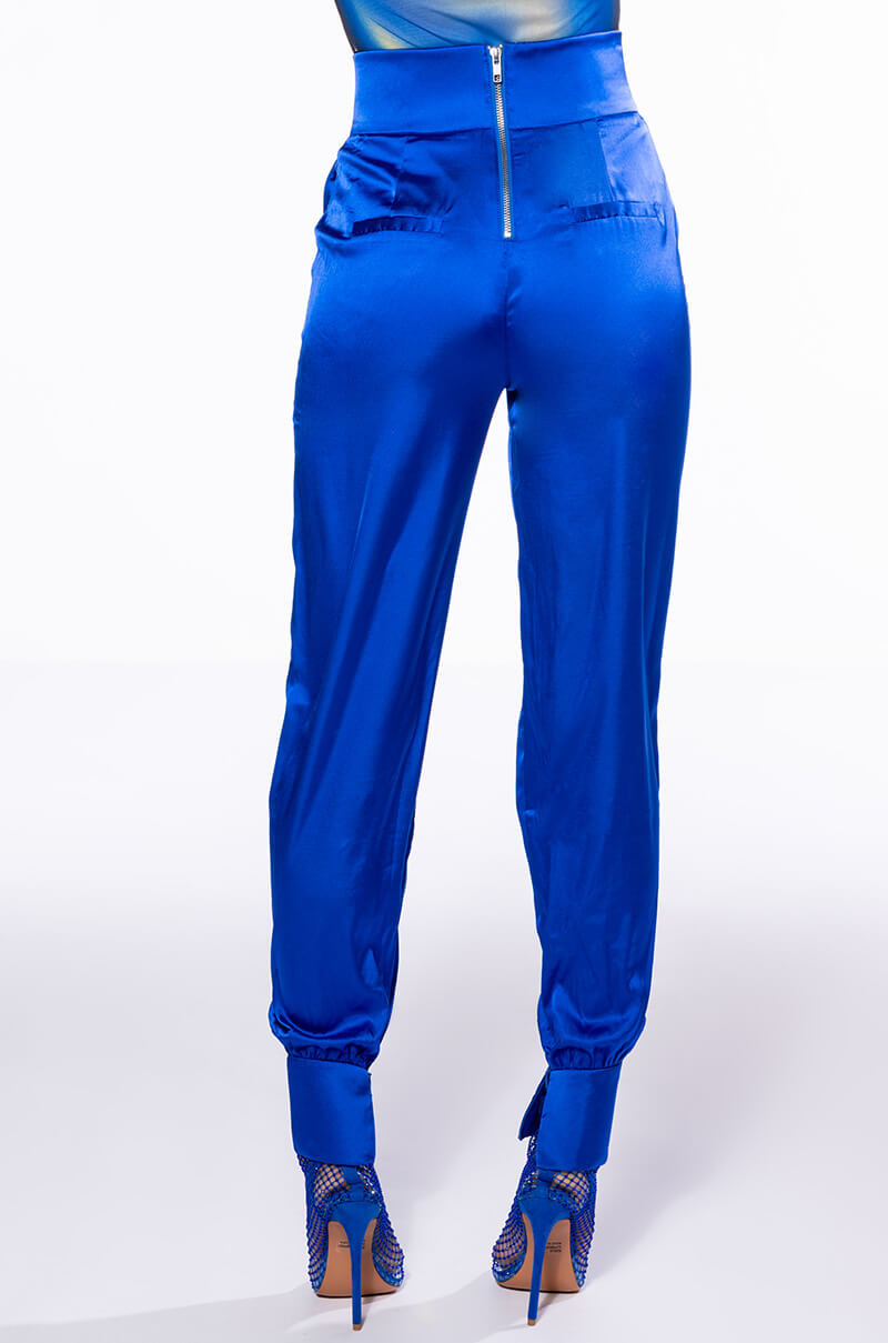 STARS IN THE SKY RHINESTONE SATIN PANTS