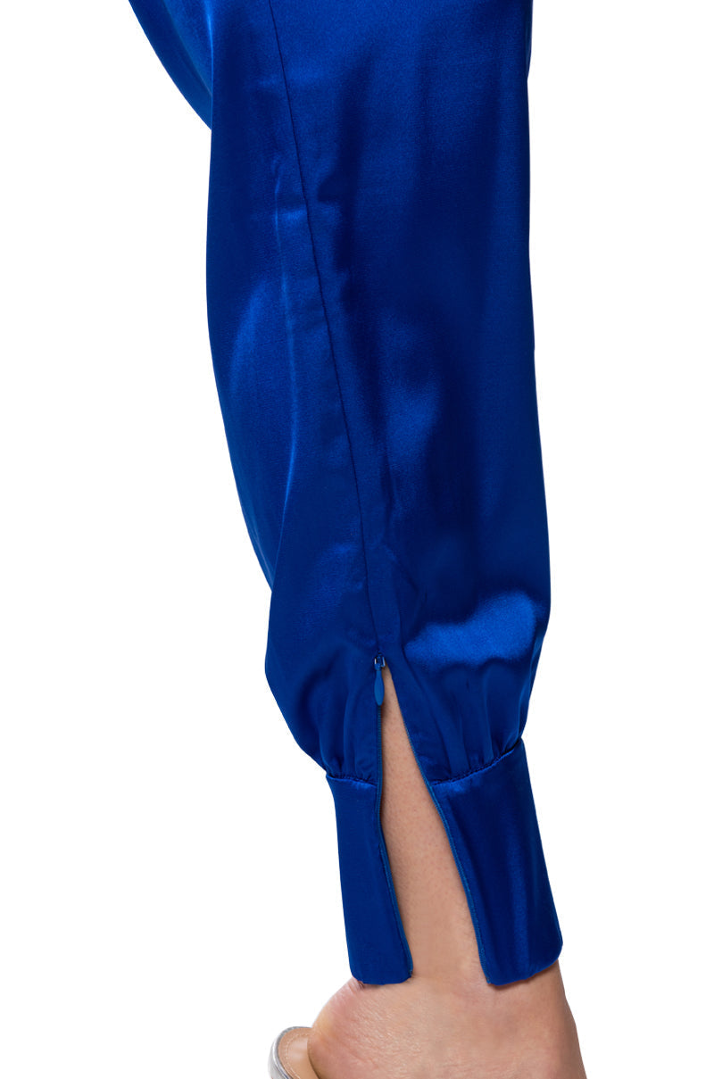 STARS IN THE SKY RHINESTONE SATIN PANTS