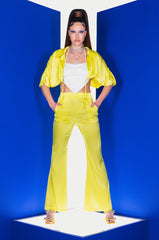 STAY GOLD SATIN WIDE LEG PANT