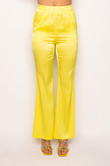 STAY GOLD SATIN WIDE LEG PANT