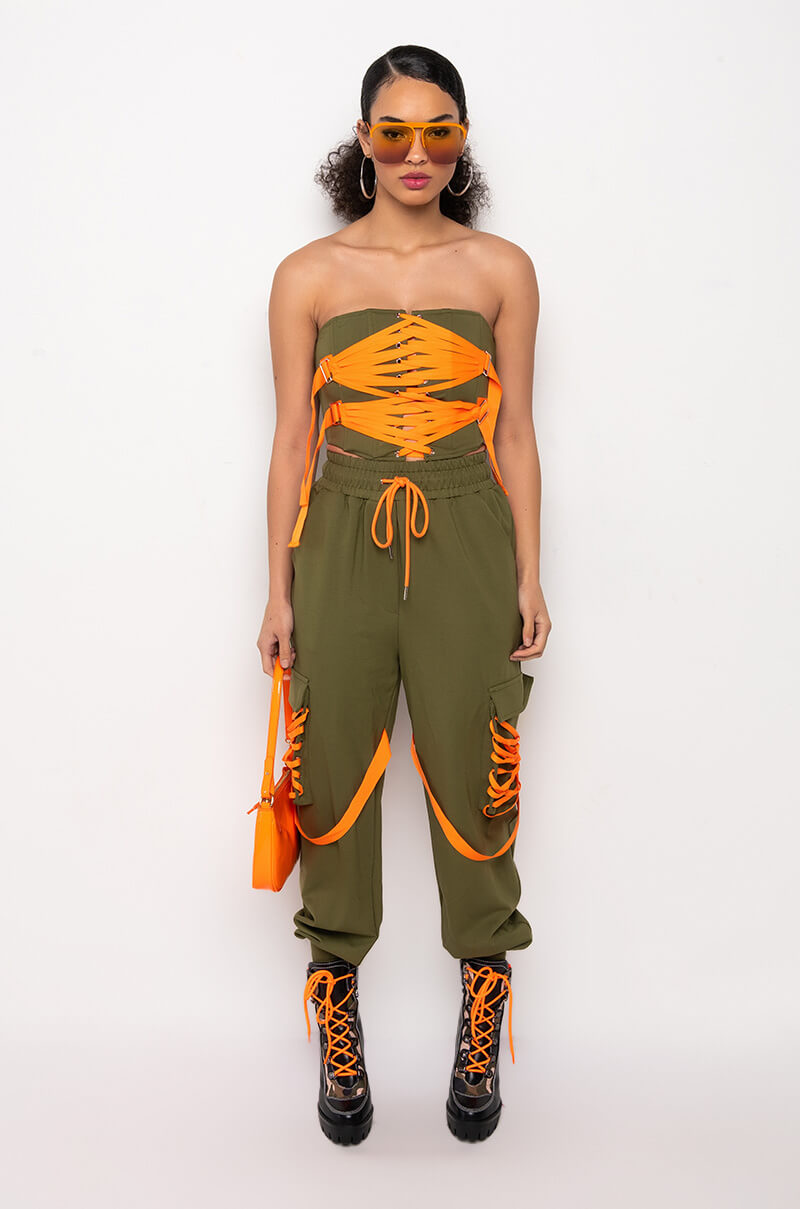 STRAP STRAP COLORBLOCK JOGGER