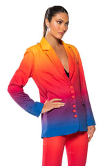 SUNSET IN PARADISE OMBRE BLAZER