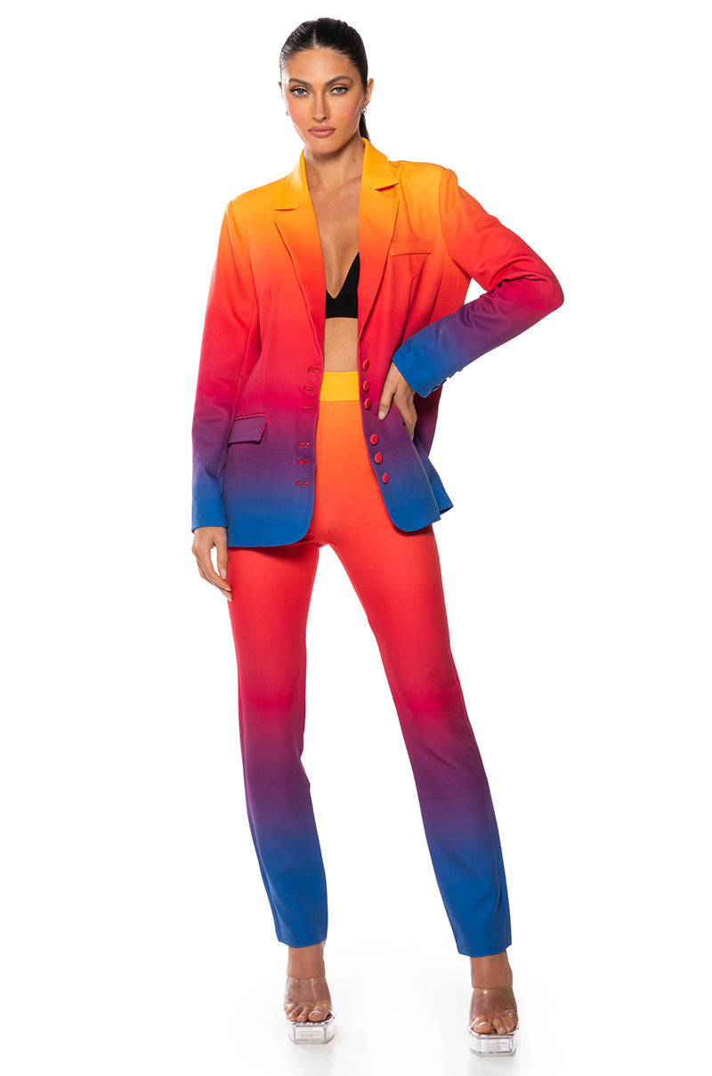 SUNSET IN PARADISE OMBRE BLAZER