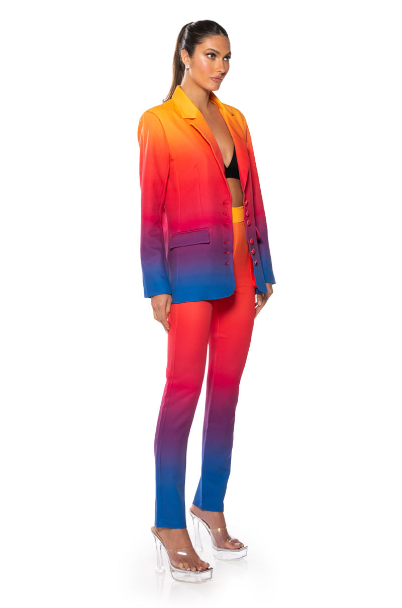 SUNSET IN PARADISE OMBRE BLAZER