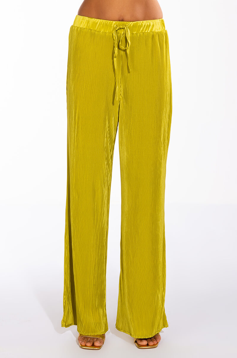 SWEET APPLE PLISSE PALAZZO PANT