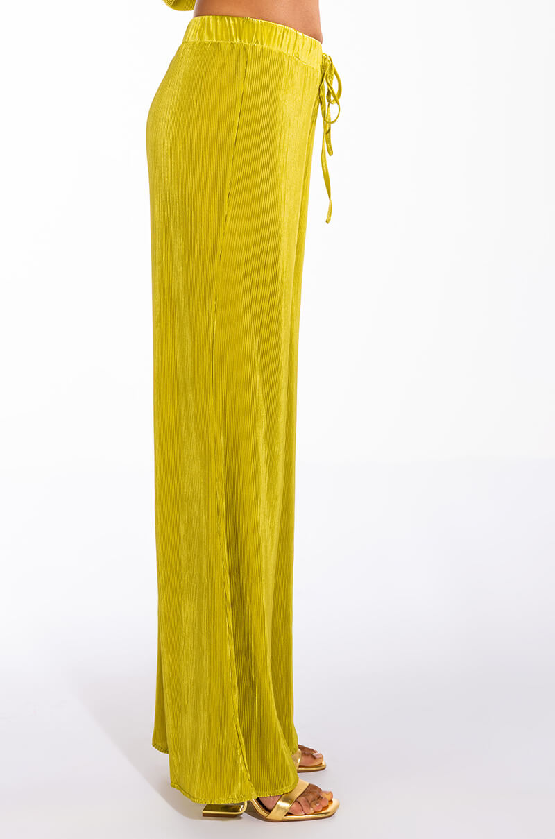 SWEET APPLE PLISSE PALAZZO PANT