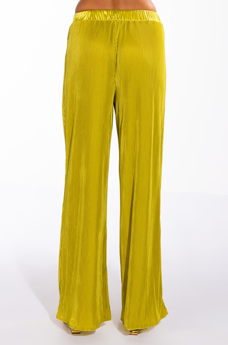 SWEET APPLE PLISSE PALAZZO PANT