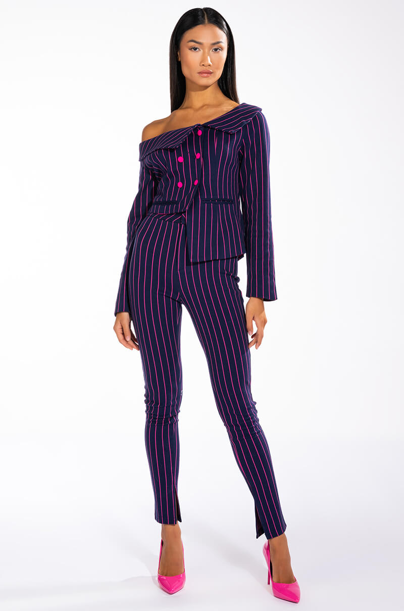 SWEET LIKE SUGAR PINSTRIPE SKINNY PANT