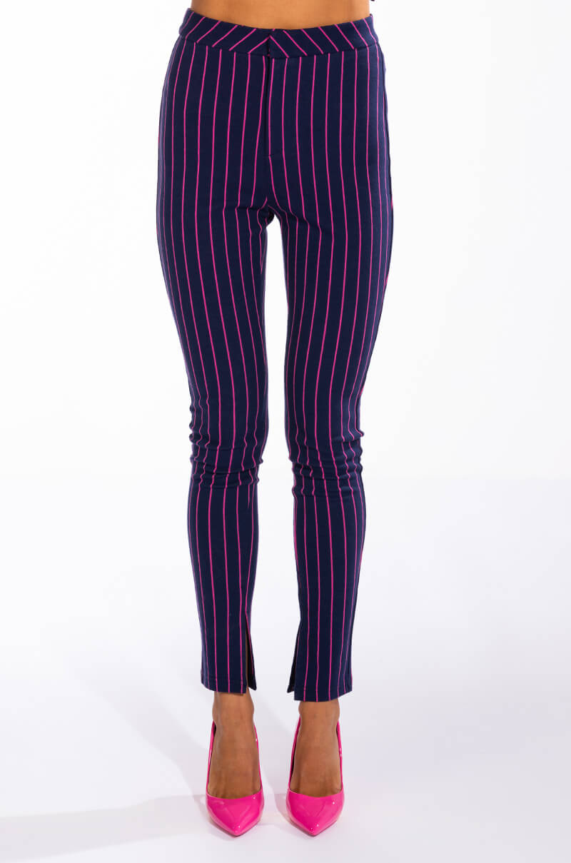 SWEET LIKE SUGAR PINSTRIPE SKINNY PANT