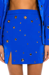 TAKE A BOW MINI SKIRT WITH SLIT