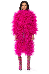 TAKE NOTES RUFFLE DUSTER