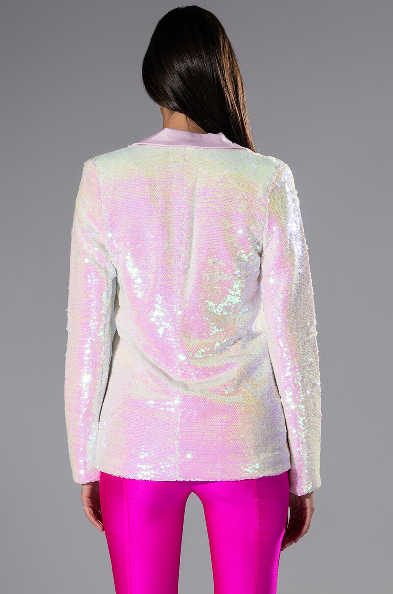 THIS IS FOR THE BDAY GIRL SEQUIN BLAZER