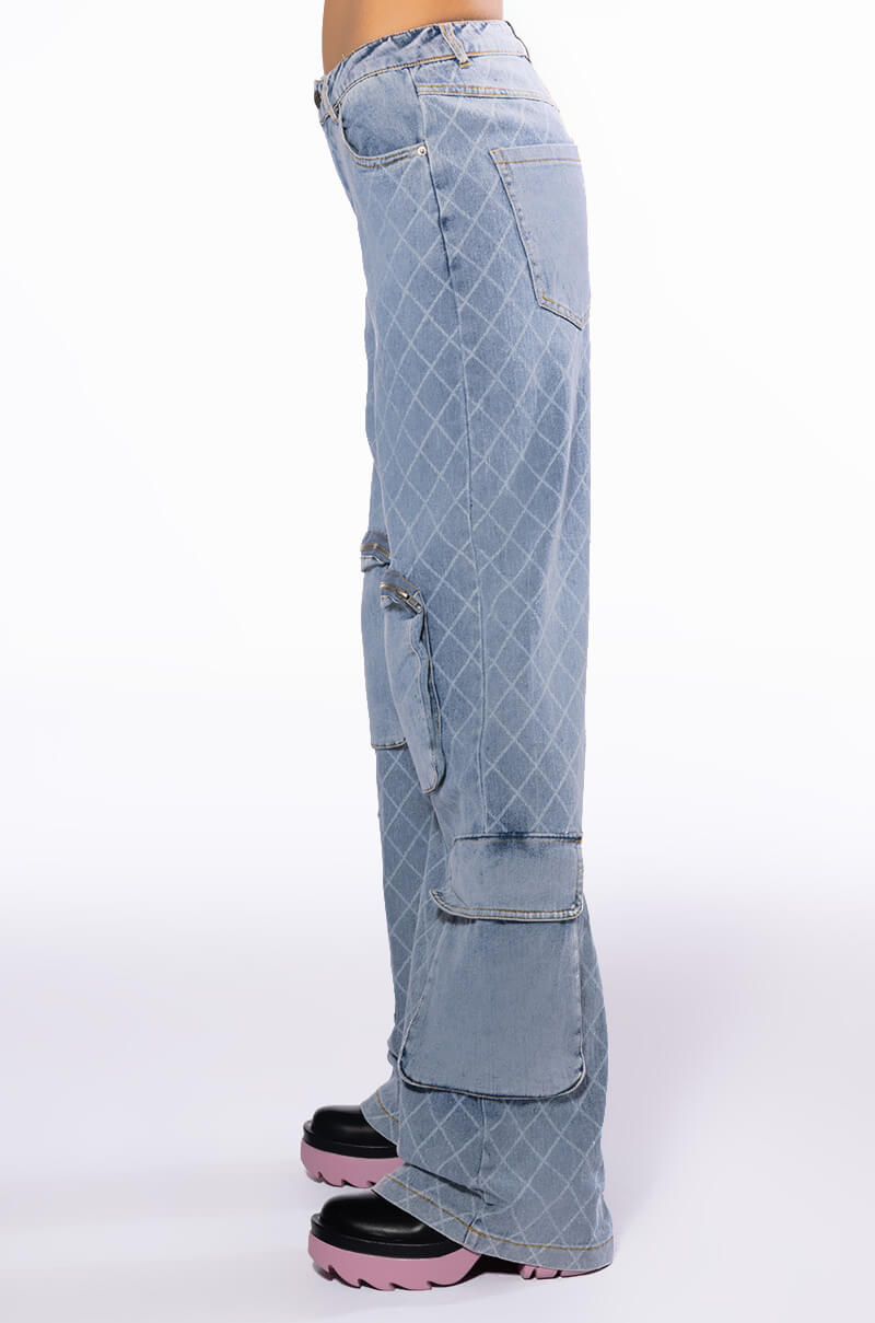 TIANNA RELAXED CARGO JEANS