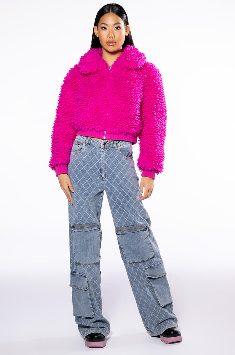 TIANNA RELAXED CARGO JEANS