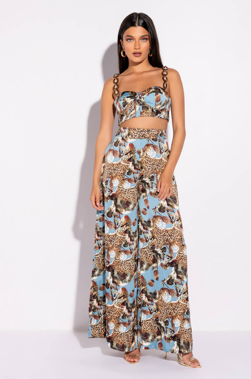 TOO HOT TO HANDLE WIDE PALAZZO PANTS