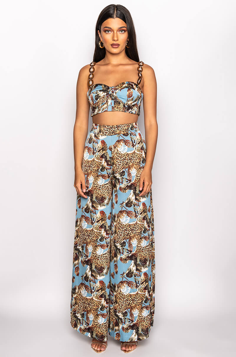 TOO HOT TO HANDLE WIDE PALAZZO PANTS