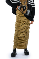 TOP OF THE WORLD CINCHED MAXI SKIRT