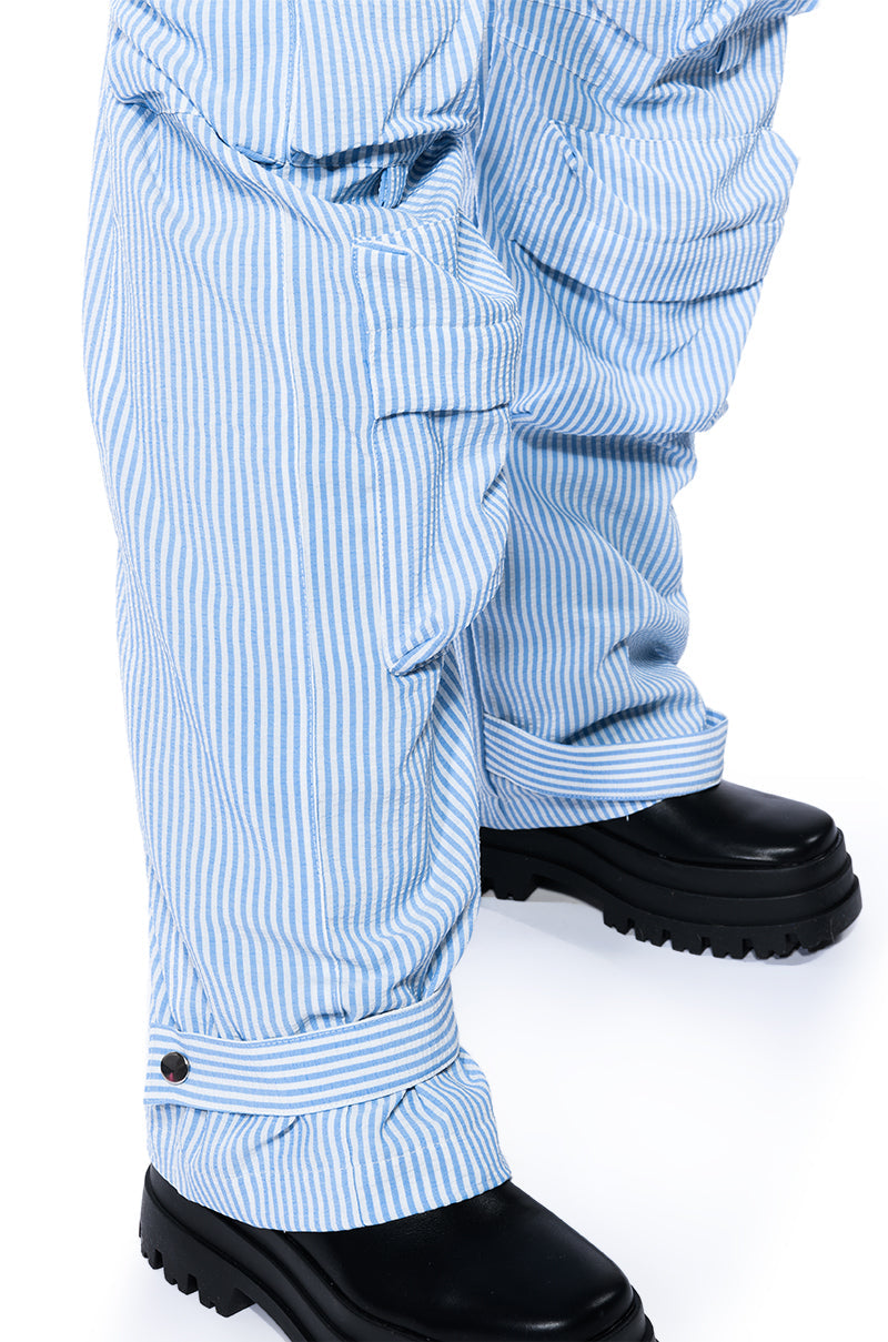 TOTO SEERSUCKER CARGO PANT