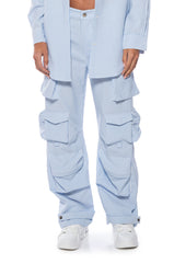 TOTO SEERSUCKER CARGO PANT