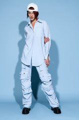 TOTO SEERSUCKER CARGO PANT