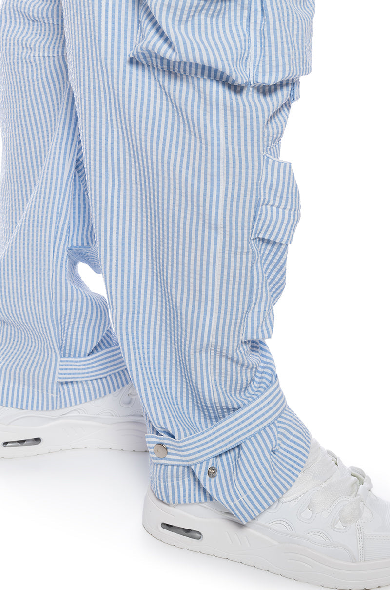 TOTO SEERSUCKER CARGO PANT