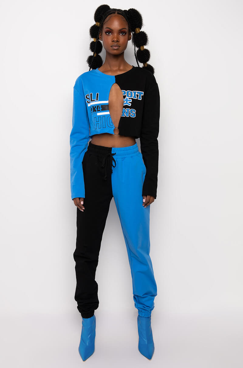 TRYOUTS HALF AND HALF JOGGER