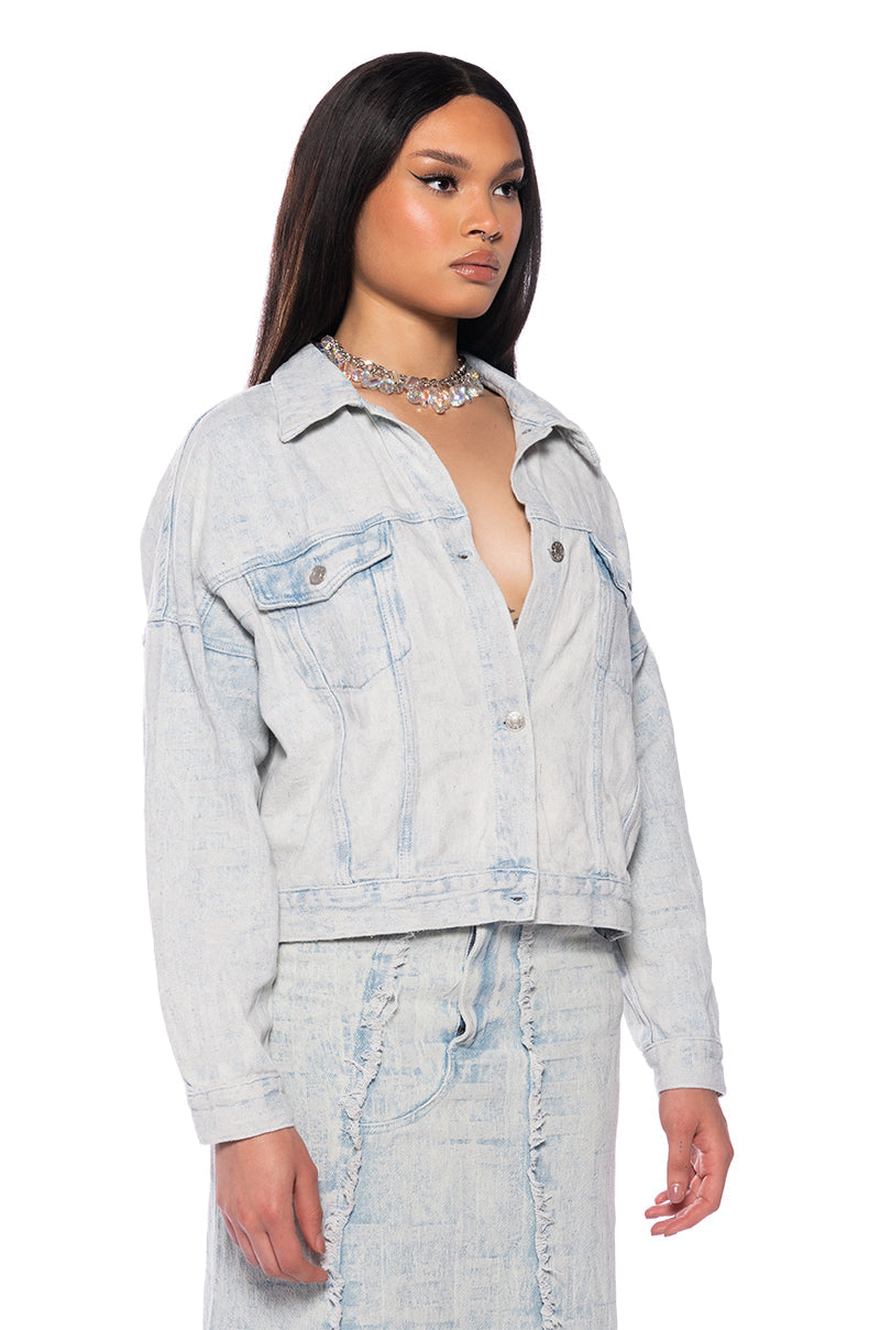 ULTRA BLEACH WASH DENIM JACKET