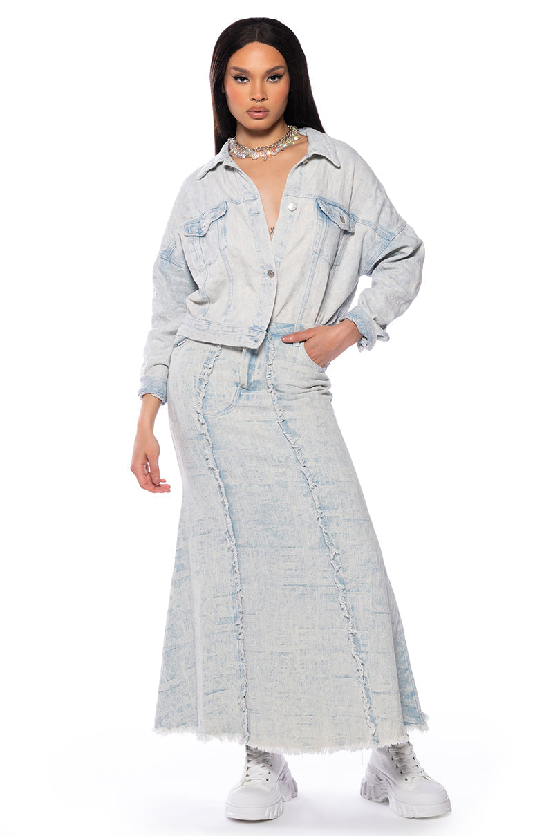 ULTRA BLEACH WASH DENIM JACKET