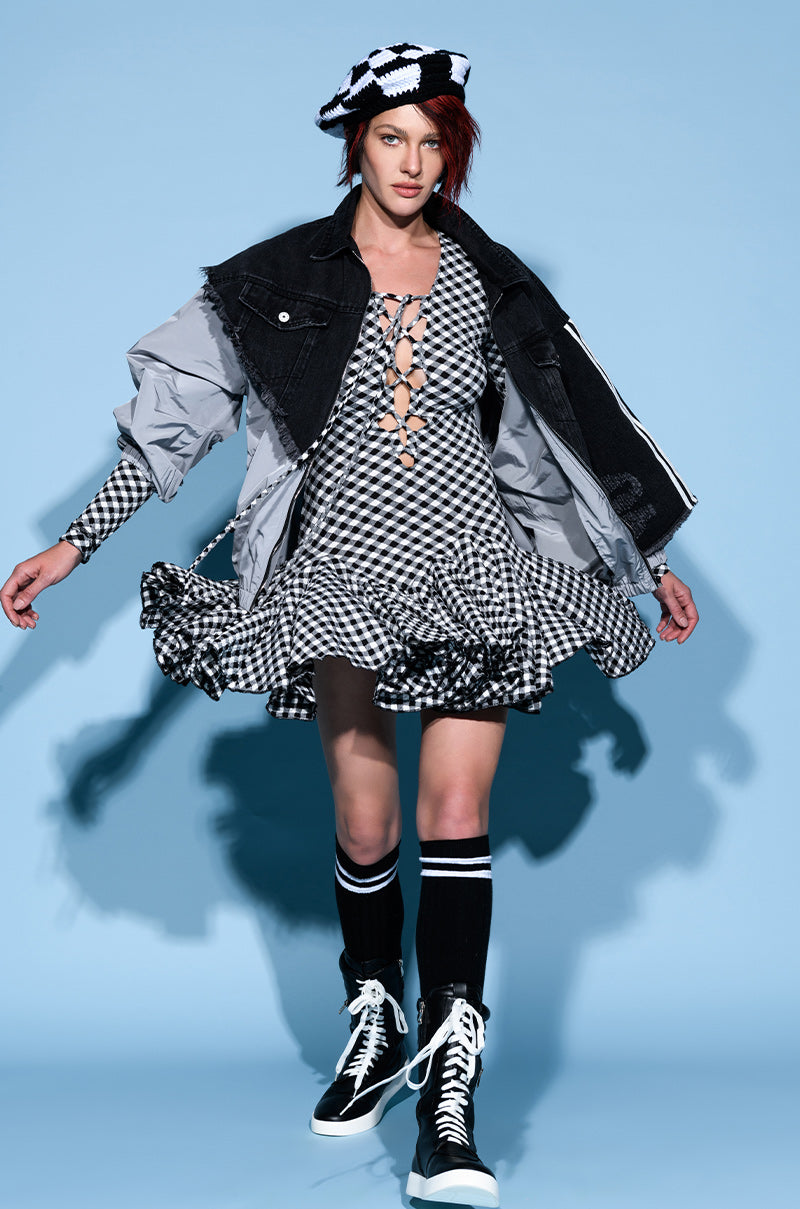 UNDECIDED DENIM BOMBER JACKET