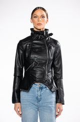 WALK THIS WAY PU MOTO JACKET