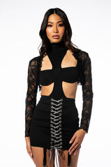 Y2K LACE BOLERO