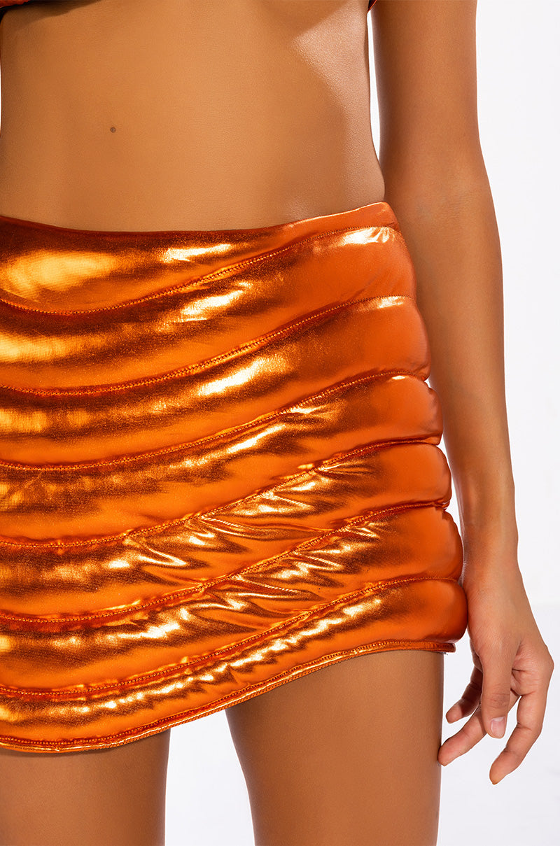 ZENON TEXTURED MINI SKIRT